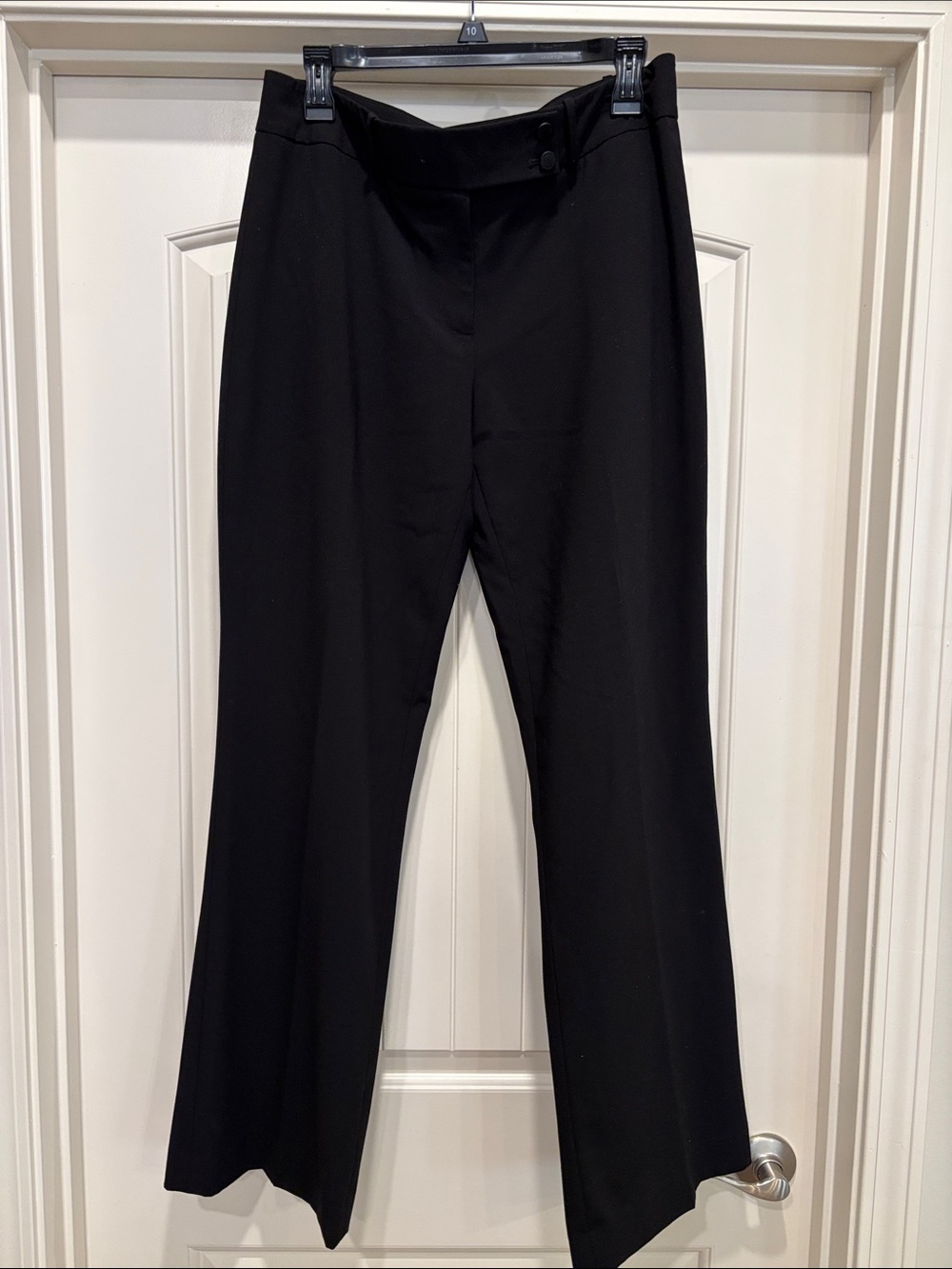 Calvin Klein Black Wide-Leg Dress Pants